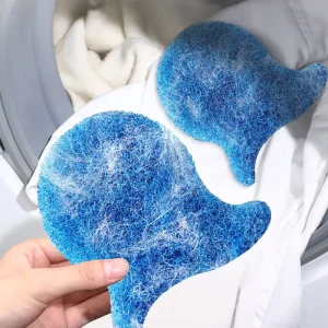 Laundry Sponge Pet Hair Remover Reusable Blue Washer Lint Catcher Hair Removal Filter Hair Remover Tool
