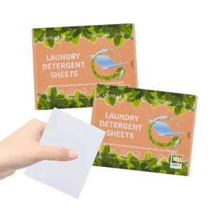 Laundry Tablets Fully Dissolved Eco Friendly Biodegradable Harmless Laundry Detergent Sheet Laundry Detergent Eco Sheets