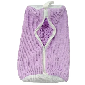 Lenna Daily Use Reusable Sneaker Cleaner Machine Washable Thickening Zipper Shoe Wash Laundry Cleaning Bag 39x19CM