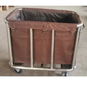 Love Heart Mobile Restaurant Hotel Supplies Room Service Trolleys Dry Laundry Storage Linen Cleaning Carts Rubber