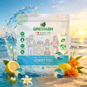 Manufacturer Laundry Pods 4 in 1 Custom Private Label Laundry Capsules Detergent Hotel Laundry Supplier