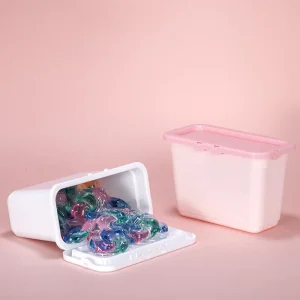 Manufacturer Recyclable PP Plastic Packaging Container Laundry Pods Beads Box Capsule Case PP Plastic