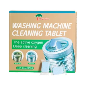 Multi-Functional Solid Effervescent Laundry Detergent Compact And Efficient Washing Machine Cleaner