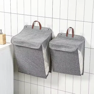 Multi functional Wall Hanging Laundry Storage Basket Dormitory Collapsible Laundry Baskets for Clothing