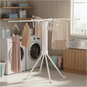 Multifunctional Clothes Drying Rack Foldable Laundry Drying Racks Collapsible Clothing Holder for Laundry and Shoe