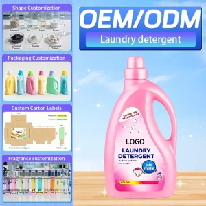 Multipurpose Perfume Flavored Laundry Detergent Liquid Soap Bottle Package Household Cleaning Products For Daily Clothes