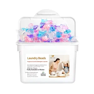 Mushichun 30 Pcs Per Box Five chamber Laundry Detergent Pods Long lasting Floral Fruity Fragrance 8g for Apparel