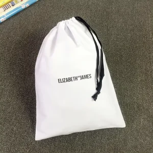 Natural Cloth Gift Drawstring Dust Bag Custom Cotton Muslin Bags
