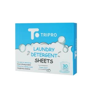 Natural Eco Friendly Long Lasting Fragrance Deep Cleaning No Plastic Laundry Sheets Laundry Paper