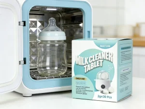 Natural Enzyme Detergent Deep Cleaning Chlorine Fragrance Free No Residue Baby Bottle Cleaner Tablets