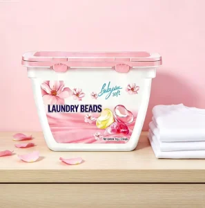 Natural Enzyme Laundry Pods 4 in 1 Eco Detergent Capsules Biodegradable Washing Gel Balls for Gentle Clothes Cleaning