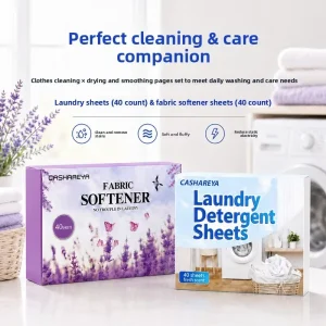 Natural Organic Phosphor-Free Fragrance Laundry Detergent Sheets Eco-Friendly Solid Paper Tablets for Deep Cleaning