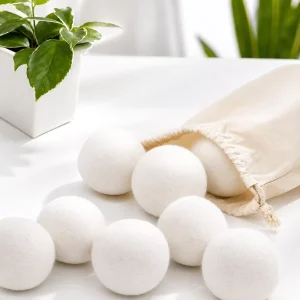 Natural Wool Dryer Balls Sustainable Laundry Accessories OEM ODM Factory