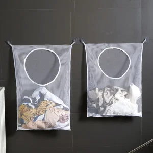 New Hanging Door Knob Laundry Storage Hamper Bag Travel Laundry Storage Wash Bags Mesh Laundry Bag