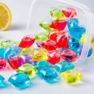 New Household Cleaning Laundry Pods Factory Long Lasting Fragrance Good Quality Laundry Detergent Pod Color Customized