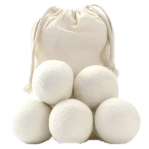 New Trending Custom OEM ODM Logo Felt 7cm New Zealand Wool Dryer Balls for Laundry Washing Machine