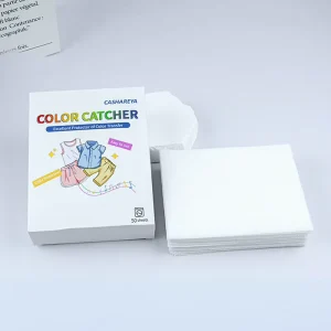 Non Woven Laundry Cloth Sheets Efficiently Remove Colors From Clothes Dye Catcher Tablets