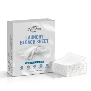 Nuohui Laundry Whitening Detergent Sheets Fabric Bleach Sheets for Clothes Laundry Bleach Sheet