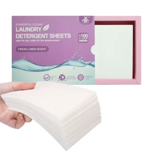 Nuohui OEM ODM Eco Friendly Disposable Laundry Detergent Sheets Deep Care Laundry Dryer Sheets