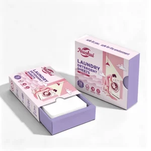 Nuohui OEM Supply Concentrated Eco-Friendly Laundry Detergent Sheets For Home Travel