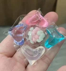 OEM 5 Chambers 50 80% Active Ingredients Super Concentrated Laundry Pods Scent Boost Beads Stain Apparel Color