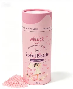 OEM Brand Eco Friendly Long lasting Rose Bush Fragrance Booster Pearl Fabric Softener Beads 258g Per Bottle for Apparel