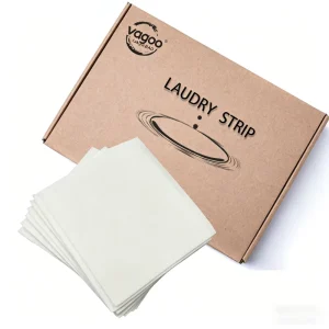 OEM Custom Laundry Detergent Sheet Eco Friendly Formula Water Washing Sheet Efficient Stain Remover for Household
