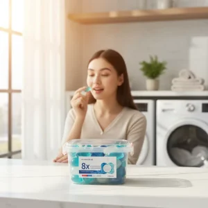 OEM Disposable Apparel Laundry Beads Floral Scent Detergent 30% 50% Active Ingredients Bulk