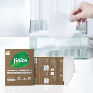OEM Eco Friendly Laundry Detergent Sheet Free Sample Natural Cleaning Product Washing Laundry Detergent Tablets Paper