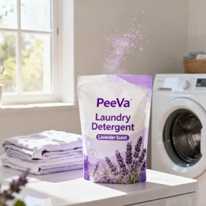 OEM Eco Friendly Lavender Scented Apparel Detergent Powder Concentrate Formula Stain Remover Machine Wash Good Quality