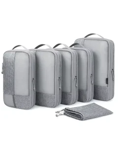 OEM Factory Compression Packing Cubes for Suitcase Organizer with Shoe Bag Travel Accessories with Laundry Bag