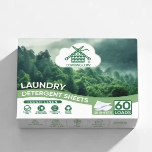 OEM Factory Eco Friendly Powerful Solid Medium Foam Cleaner Tablet Plant Based Laundry Detergent Sheets