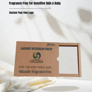 OEM Factory Eco Friendly Powerful Solid Medium Foam Fresh Linen Scent Cleaner Tablet Plant Based Laundry Detergent Sheets