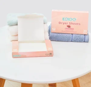 OEM Laundry Detergent Sheets Chemical Free Eco Friendly Fast Dissolved Skin Safe Laundry Paper Dryer Sheets