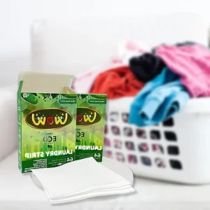 OEM Laundry Detergent Sheets Laundry Tablets Pure Biodegradable Natural Formula for Daily Washing Clothing Cleaning