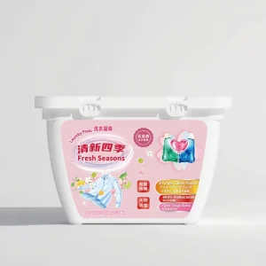OEM ODM 3 in 1 Tough Disposable Laundry Detergent Pods Multi Effect Ball Washing Beads Gel Capsules for Apparel