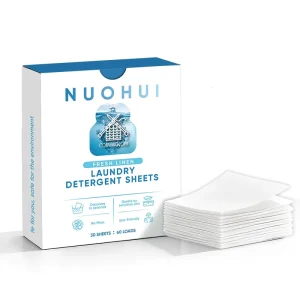 OEM ODM Factory Private Label FSC Eco Friendly Deep Cleaning Odor Removal Laundry Detergent Sheet
