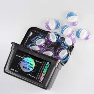OEM ODM Laundry Detergent Soap Beads Washing Pods Manufacturer 3 In1 Stain Mite Removal Laundry Gel Detergent Capsules