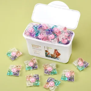 OEM Sustainable Liquid Laundry Detergent Disposable Washing Gel Pods for Cleaning Apparel Toilet Laundry Detergent Pods