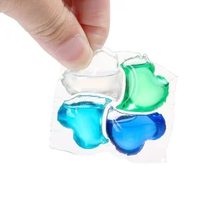 OEM eco friendly concentrated four in one cyclone laundry pods are supplied in bulk with antibacterial long lasting fragrance