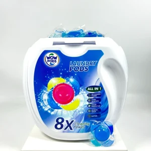 Oil Stain Remove Anti Mite Disposable Detergent Pods Active Enzyme 3 in 1 Laundry Capsule Pods Manufacturer