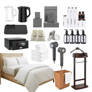 One Stop Service for 4 5 Star Hotel Projects Full Set Guest Room Supplies Guangzhou Factory