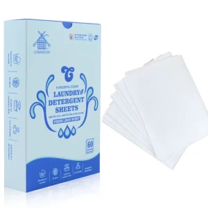 Organic Eco Friendly Disposable Scented Super Concentrated Laundry Detergent Sheets Biodegradable Pure Natural Plant Softener