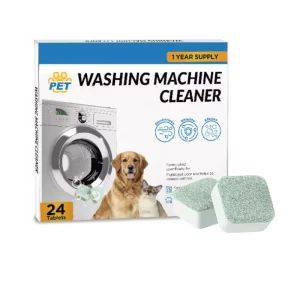 Pet Hair Removal Soft Hard Water Stain Remover Washing Machine Cleaner Tablets for Top Load Washer