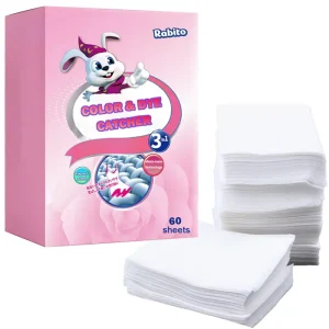 Portable Laundry Detergent Sheets Dye Catcher Trapping Tablets Color Catcher