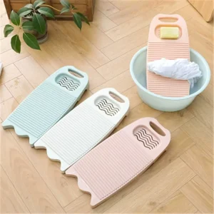 Portable Laundry Washing Board with Handle Plastic Washboard