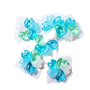 Premium Disposable Eco-Friendly 5 1 Laundry Pods Cherry Blossom Scent Apparel Deep Clean Color Protector Anti-Bacterial