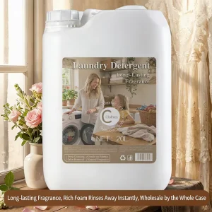 Premium Gentle Liquid Detergent 20L Commercial Laundry Use Deep Clean & Care for All Textiles