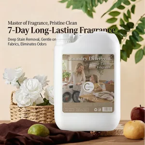 Premium Gentle Liquid Detergent 20L with Floral Scent Commercial Laundry Use Deep Clean & Care for All Textiles