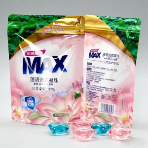 Print Packaging Pods Washing Zipper Bags Plastic Bolsa Doypack Self Sealing Stand Up Pouch Bag for Laundry Detergent